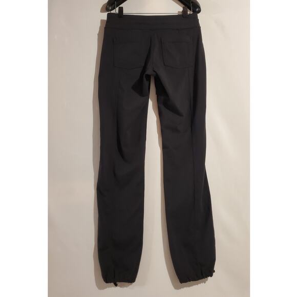 Athleta Womens Metro Slouch Pull-On Jogger Sweatpants Size XS Black Zip Pockets - Picture 2 of 11